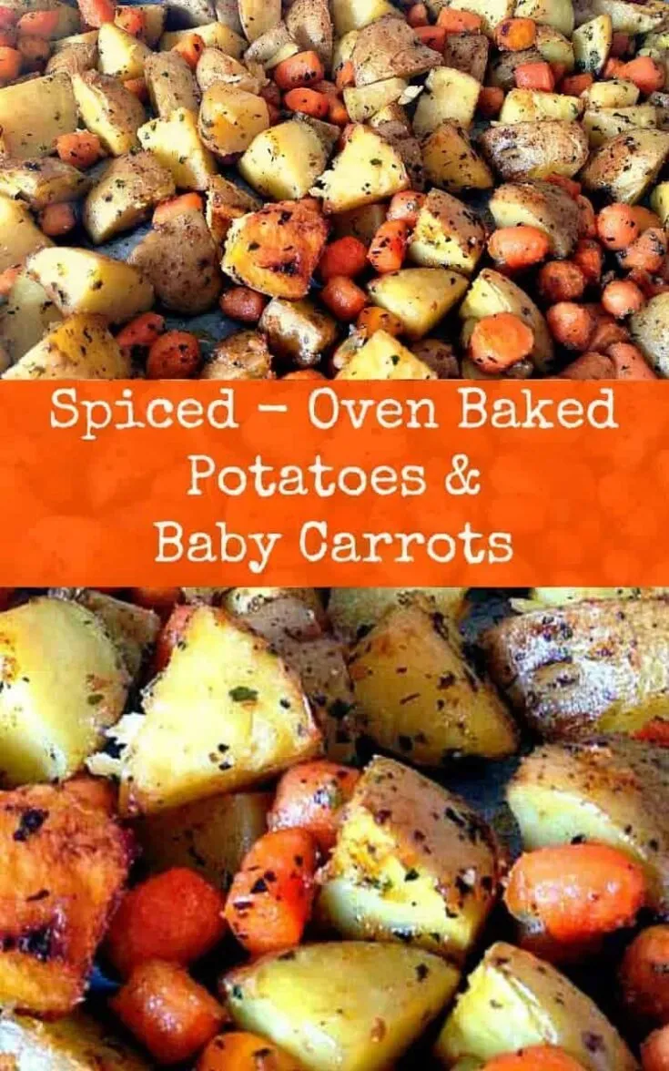 Spiced Oven Baked Potatoes Baby Carrots3