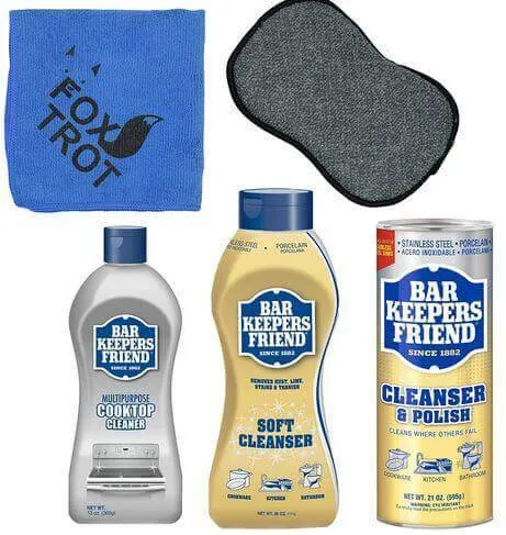 how to use Bar Keepers Friend Cleanser Trio