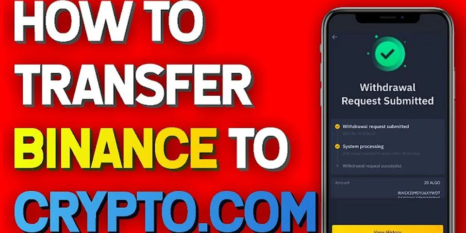 Can I transfer crypto from crypto com to binance