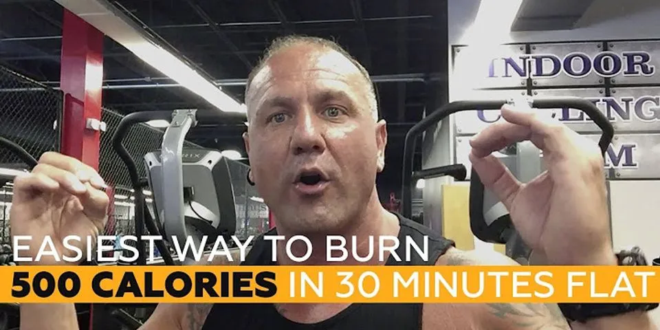 Can you burn 500 calories in 30 mins?