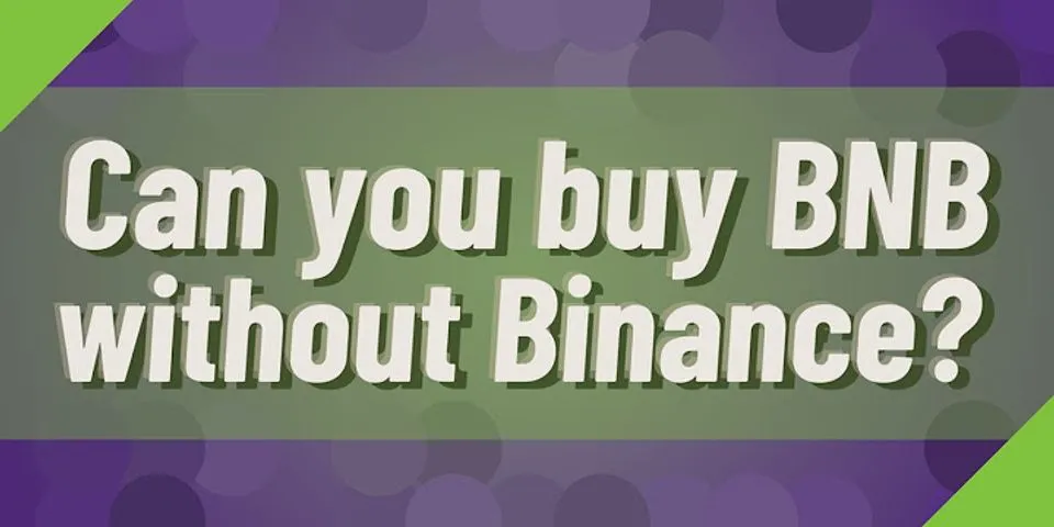 Can you buy BNB without Binance?