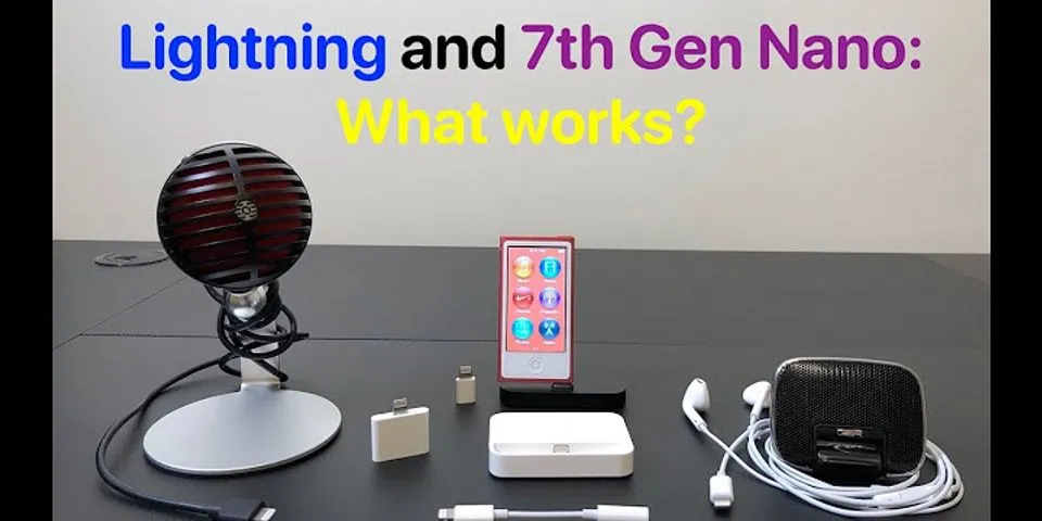 Does Apple still support iPod nano 7th generation?
