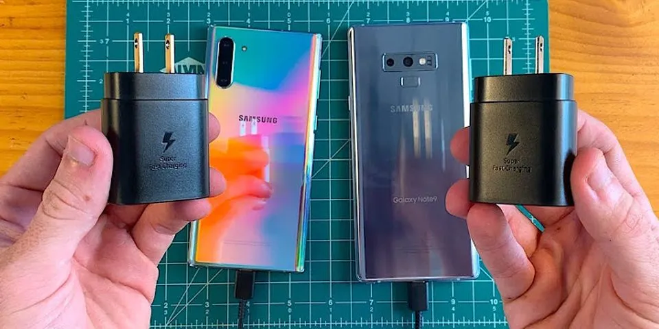 Does the note 10 have fast charging?