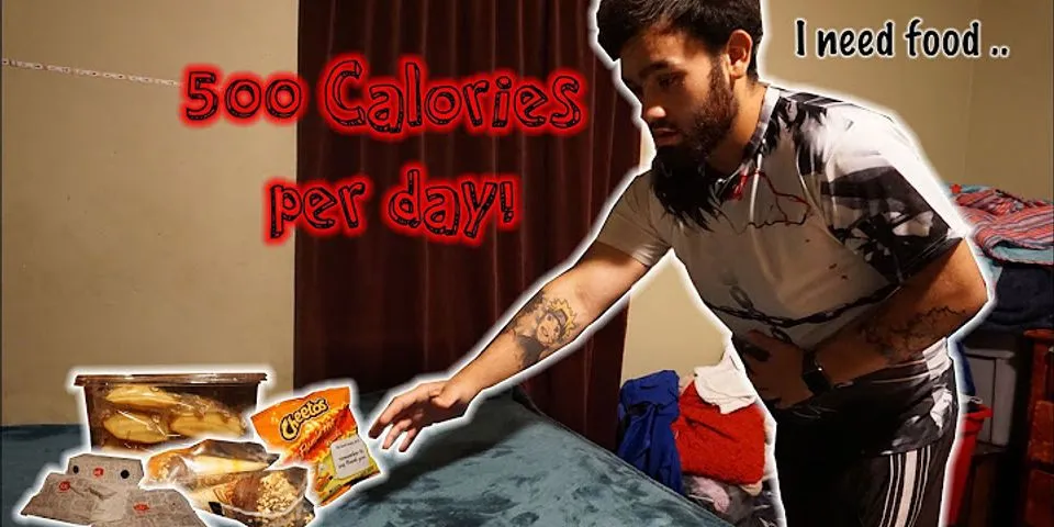 Eating 500 calories a day for a month before and after