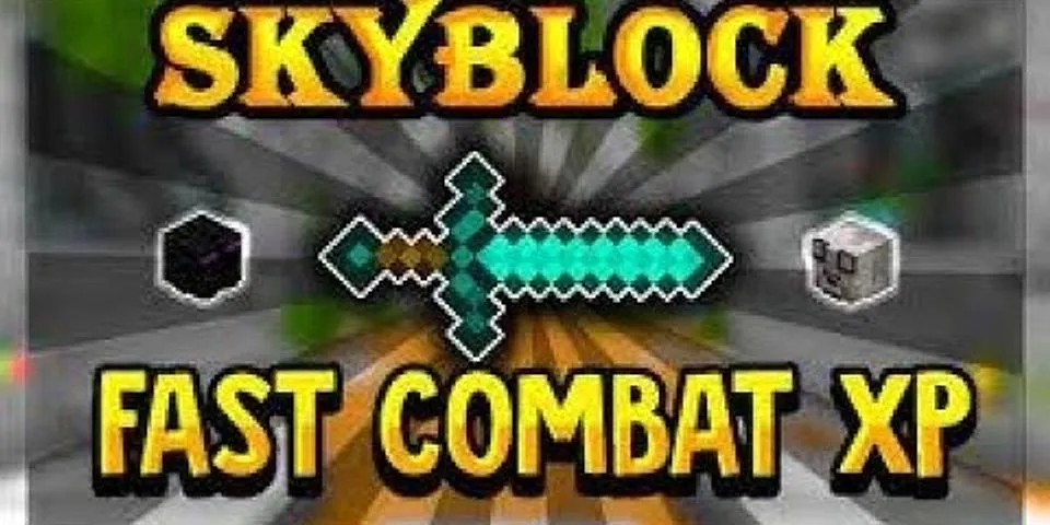 Fastest way to level up combat hypixel skyblock 2021 early game