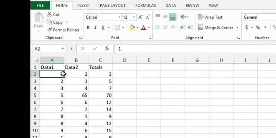 How do I select part of a table in Excel?
