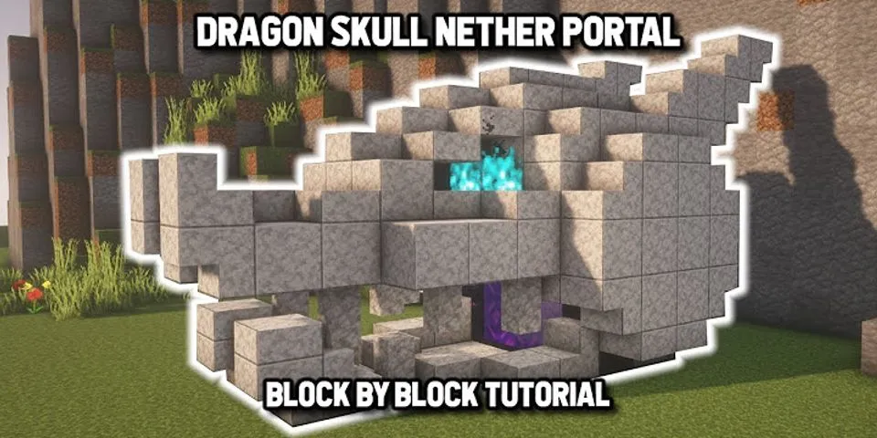 How do you get to the nether dragon in Minecraft?