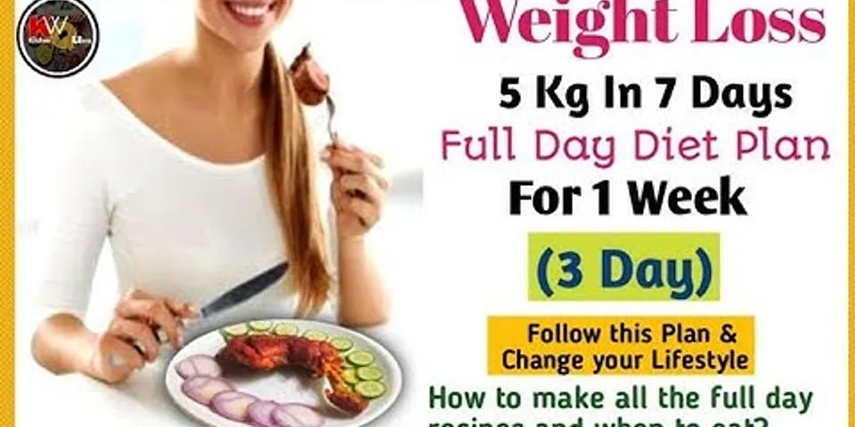 How long to lose 5kg woman