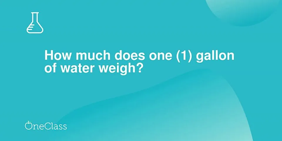 How much does 1000ml of water weigh