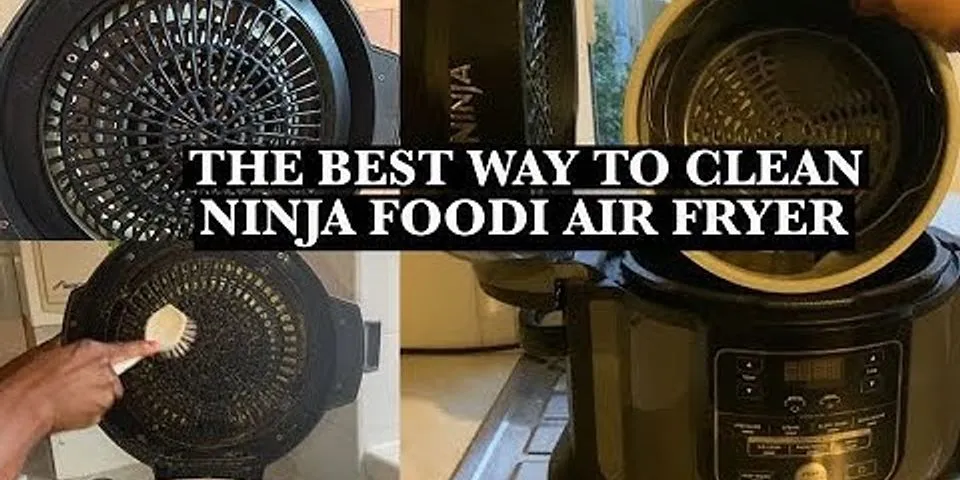 How to clean Ninja Foodi with vinegar