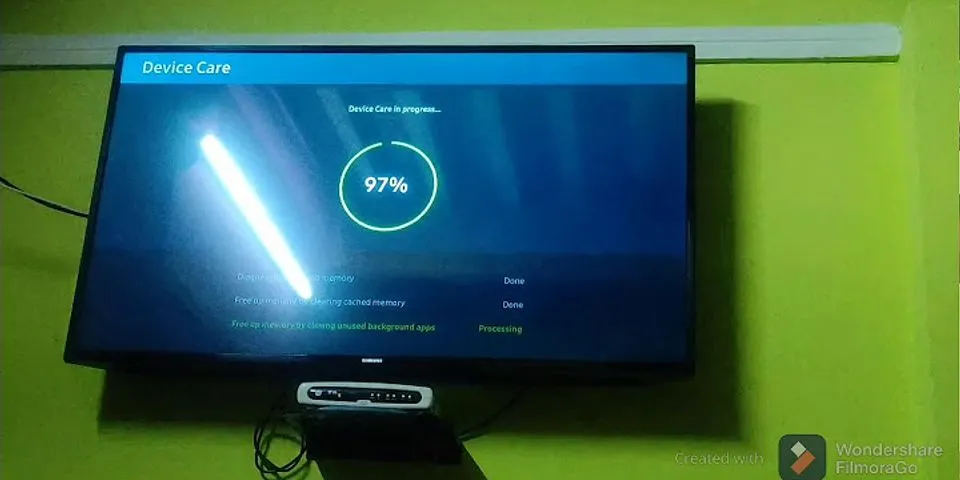 How to clear Samsung Smart TV cache