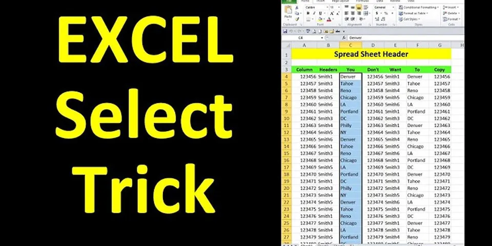 How to copy entire column in Excel without dragging