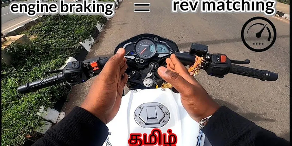 How to do engine braking