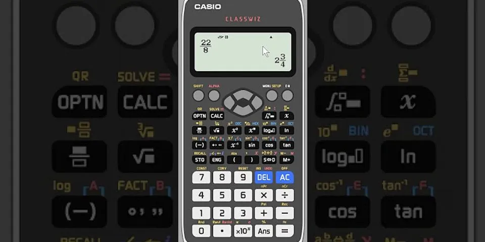 How to do Mixed fractions on a Calculator