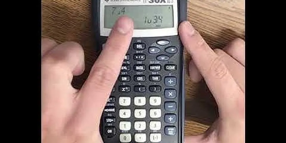 How to do mixed fractions on a TI-30X IIS calculator