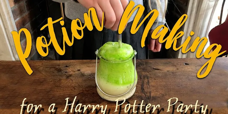 How to make a real magic potion