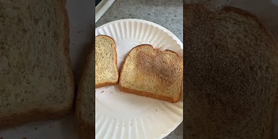 How to make cinnamon toast without toaster