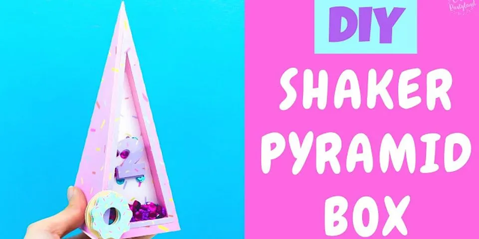 How to make pyramid box