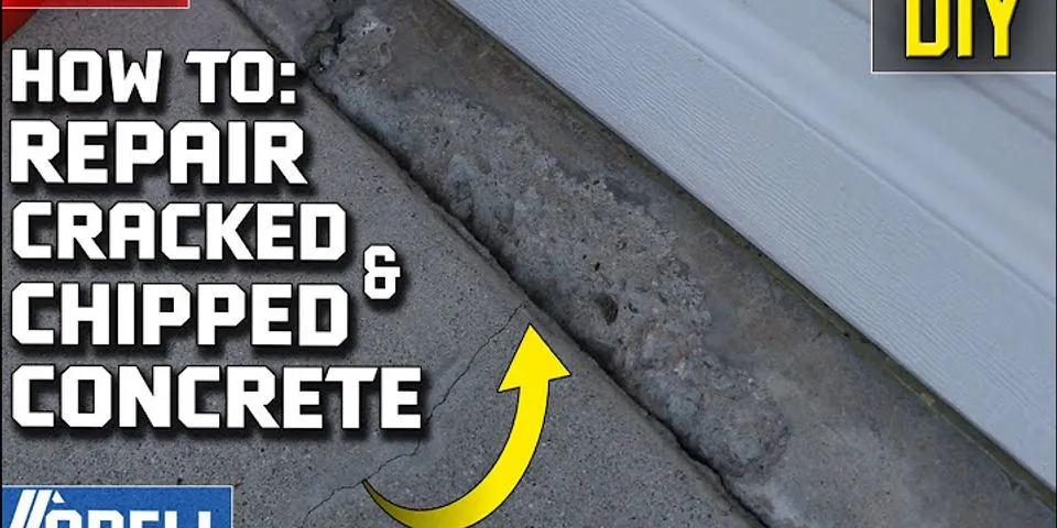 How to repair damaged concrete