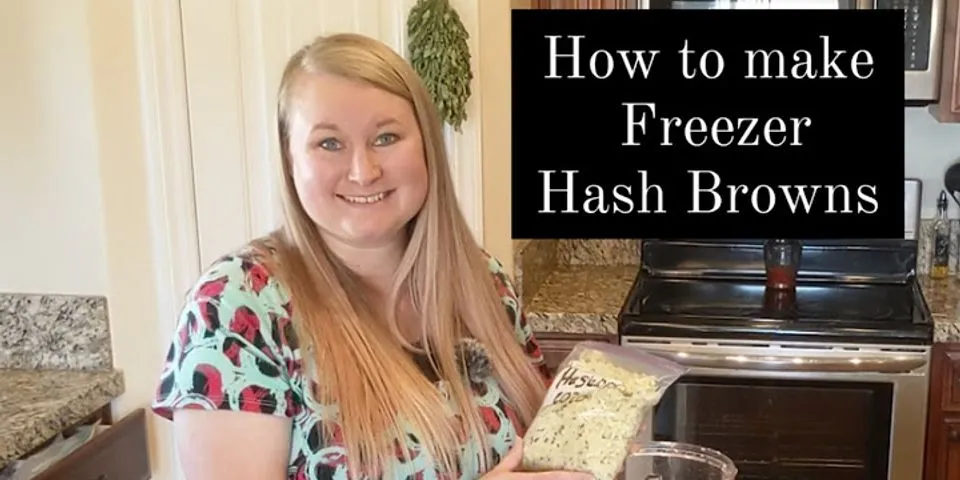 How to store leftover hash browns