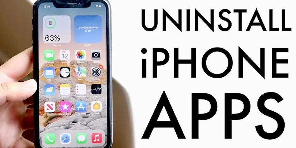 How to uninstall apps on iPhone 8