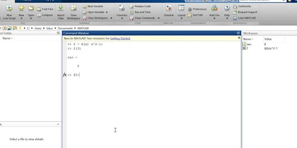 How to write a function in MATLAB