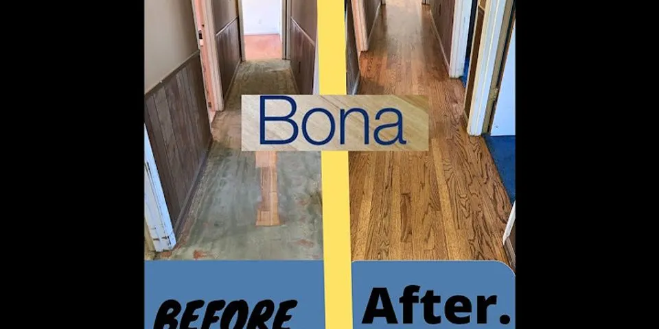 Refinish polyurethane floor