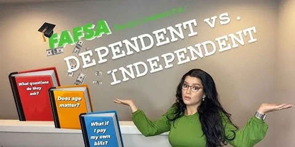 What age should I file as an Independent?