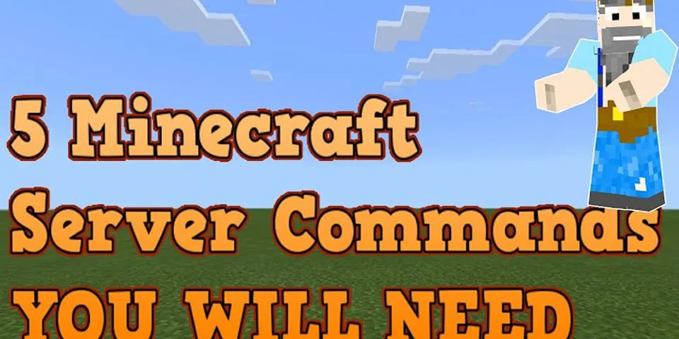 What are some op commands in Minecraft?