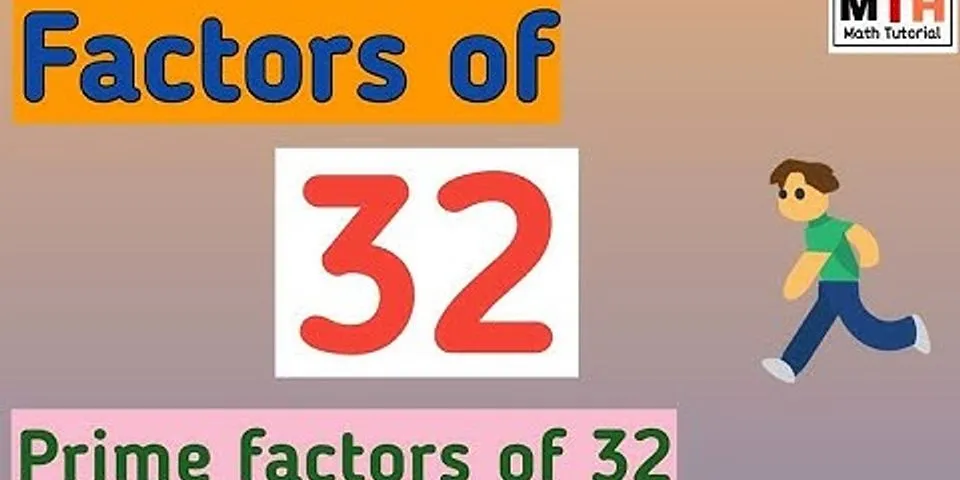 What are the prime numbers of 32
