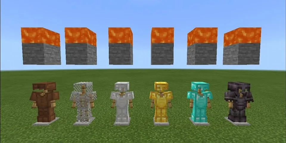What armor protects from lava?