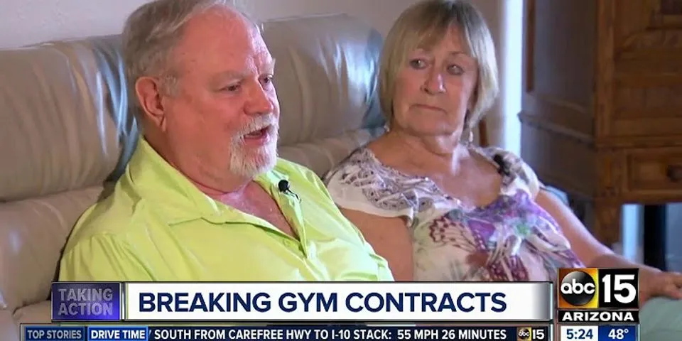 What happens when you break a gym contract?