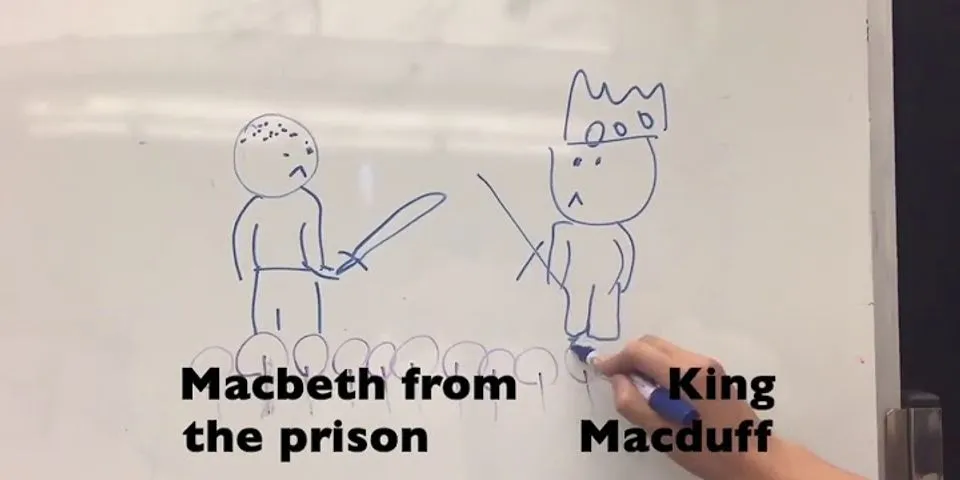 Why does Macduff kill Macbeth