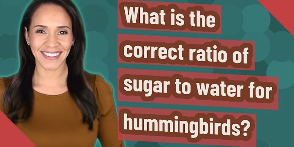 Why is brown sugar bad for hummingbirds